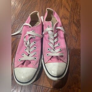 Pink all star converse